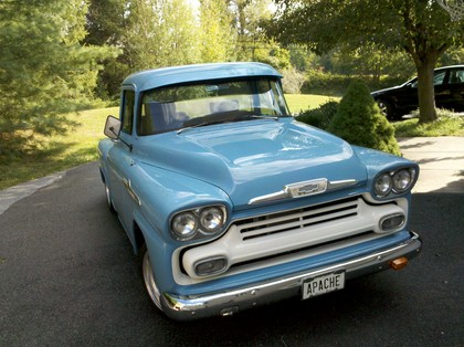 Bob from Maryland sent us his 1958 Chevy Apache 3100 stepside for your 