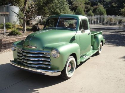1953 Chevy 3100 Long Bed Front Left