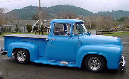 1956 Ford f100 fiberglass cab #9