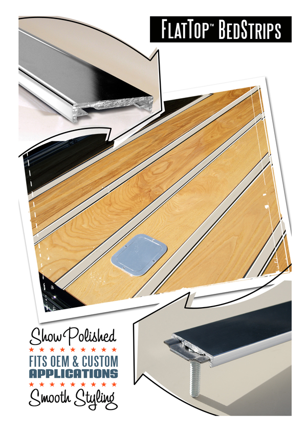 BedWood and Parts Flat Top Bed Strips