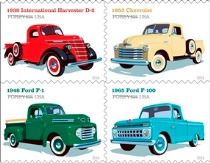 USPS to Honor Classic Trucks With Stamp Set