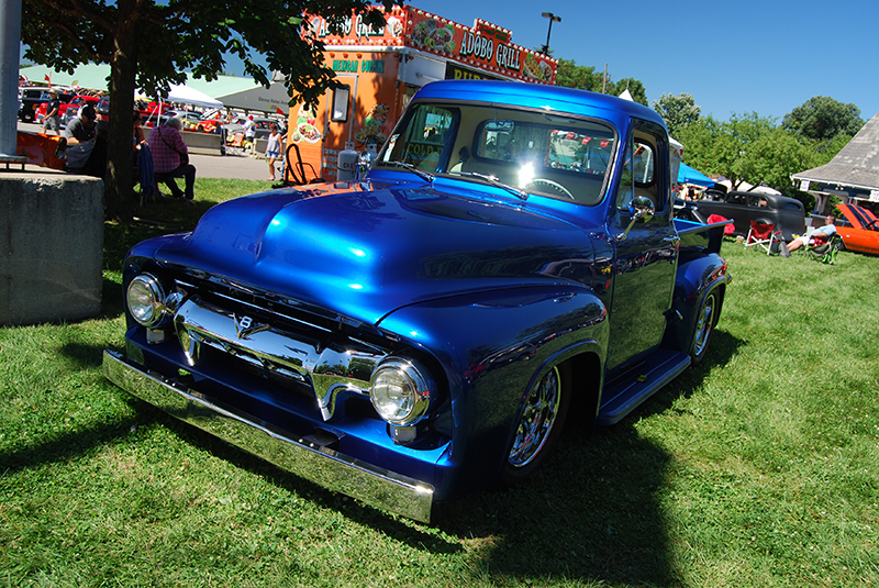 Blue 1954 Ford F100 Truck