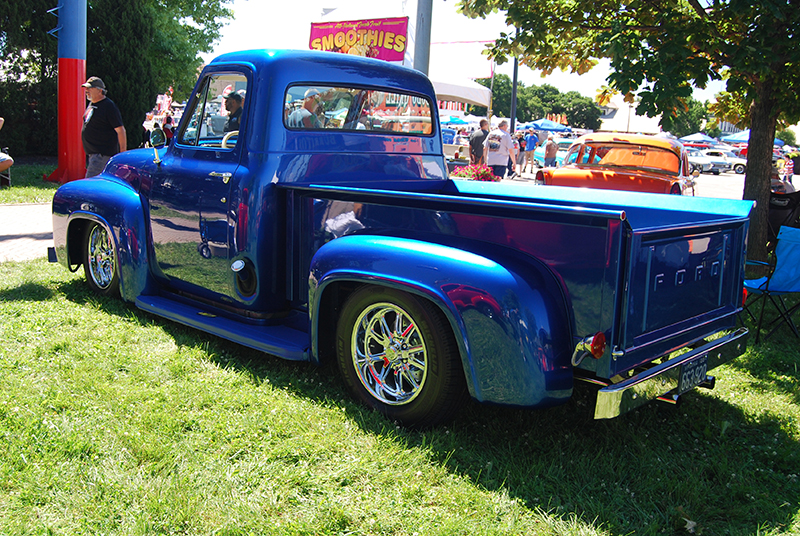 Blue 1954 Ford F100 Truck