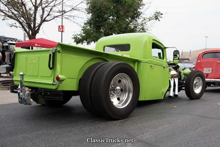 Wild Lime Green 38 Ford Dually