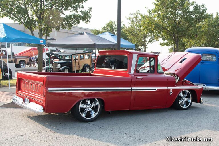 Gorgeous Red 63 Chevy C10 - ClassicTrucks.net - The On-line Magazine ...